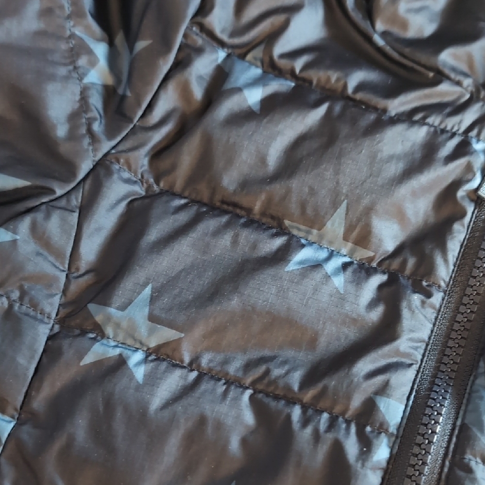 Quince Hooded Kids Starry Night Puffer Jacket - Picture 3 of 8